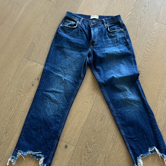 Free People We The Free Maggie Mid-Rise Straight-Leg Jeans - Picture 3 of 5